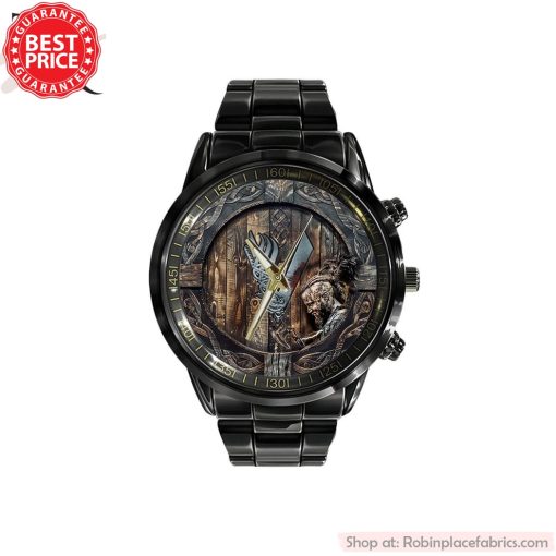 Vikings Sons of Ragnar – Kattegat Black Stainless Steel Watch