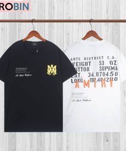 Vintage Amiri Logo Hip Hop Short Sleeve Long Sleeve