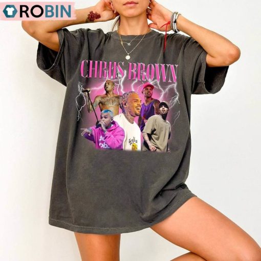 Vintage Chris Brown Breezy Shirt, Hip Hop Music Crewneck Sweatshirt Tee Tops