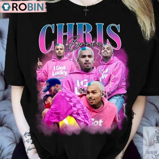 Vintage Chris Brown Shirt, Hiphop Music Lover Unisex Shirt