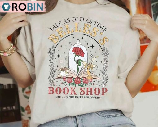 Vintage Tale As Old As Time Shirt, Funny Beauty And The Beast Short Sleeve Long Sleeve