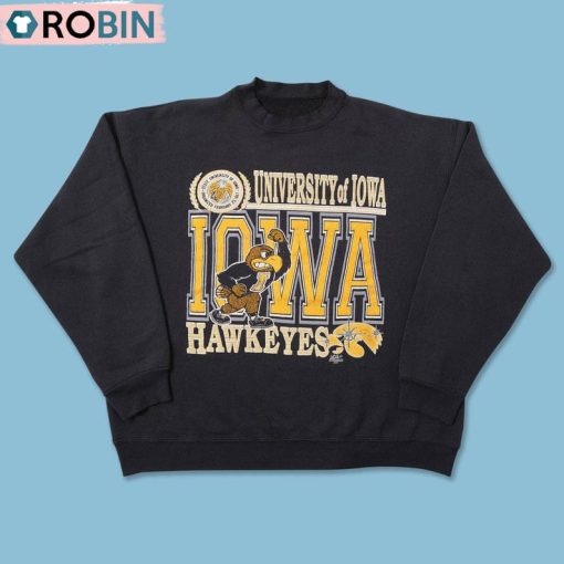 Vintage University Of Iowa Hawkeye Shirt, Ncaa Basketball Unisex Shirt, Hoodie, Sweatshirt