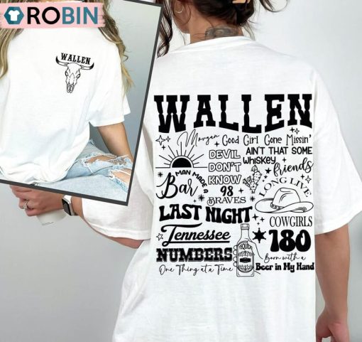 Vintage Wallen Country Music Shirt, Vintage Concert Western Tee Tops T-Shirt