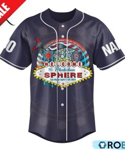 Welcome To Fabulous Sphere Las Vegas April 18-21 2024 Custom Baseball Jersey Shirt Style