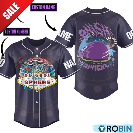 Welcome To Fabulous Sphere Las Vegas April 18-21 2024 Custom Baseball Jersey Shirt Style