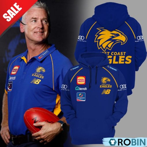 West Coast Eagles 2024 Old Logo 3D Hoodie
