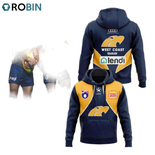 West Coast Eagles Retro New Balance Hoodie