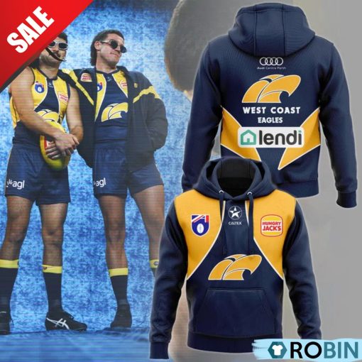 West Coast Eagles Retro New Balance Hoodie