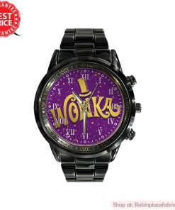 Wonka Black Stainless Steel Watch