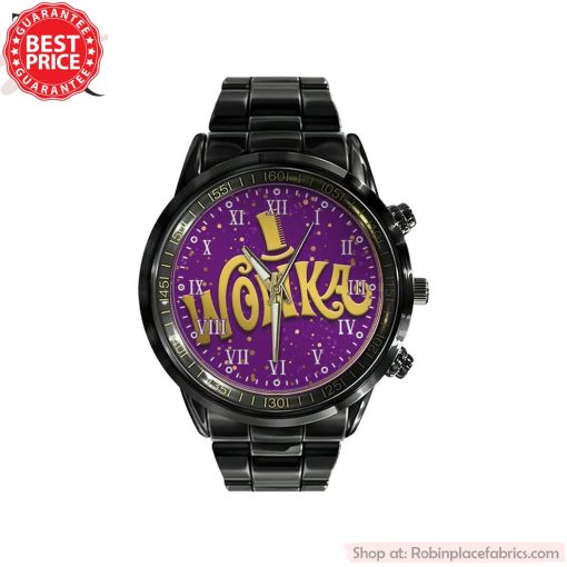 Wonka Black Stainless Steel Watch