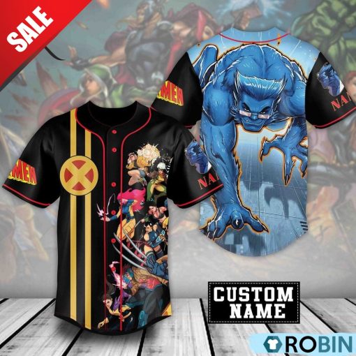 X-Men Beast Custom Baseball Jersey Shirt Style