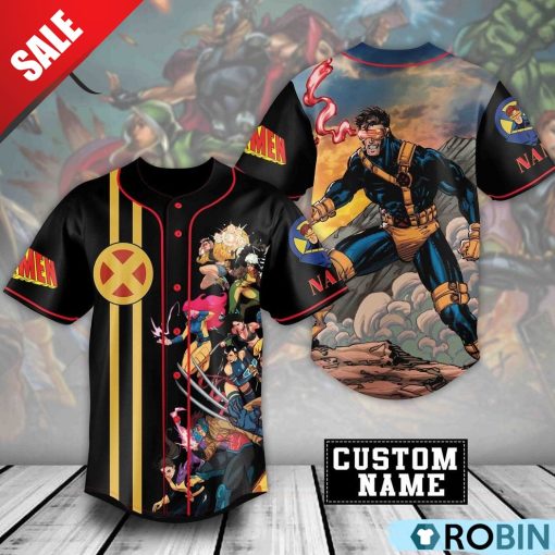 X-Men Cyclops Custom Baseball Jersey Shirt Style