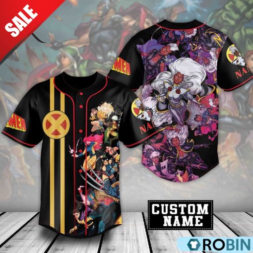 X-Men Storm Custom Baseball Jersey Shirt Style