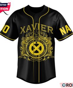 Xavier Institute For Higher Learning Custom Baseball Jersey Xavier Institute For Higher Learning Custom Baseball Jersey