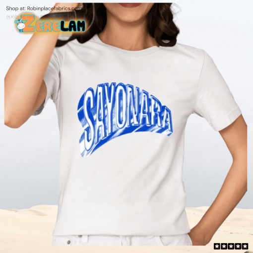 Alvarodiaz Sayonara Metallic Logo Shirt
