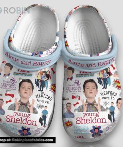 Alone And Happy Young Sheldon 3d Printed Classic Crocs Alone And Happy Young Sheldon 3d Printed Classic Crocs