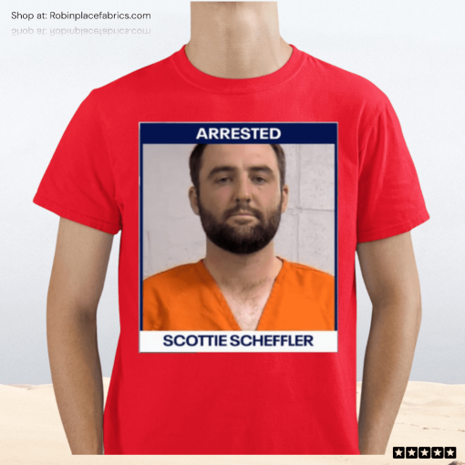 Arrested Scottie Scheffler Mugshot Shirt