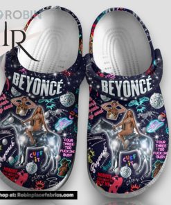 Beyonce Four Three To Fucking Busy 3d Printed Classic Crocs, 3d Printed Classic Crocs