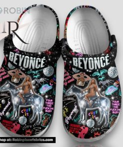 Beyonce Four Three To Fucking Busy 3d Printed Classic Crocs, 3d Printed Classic Crocs