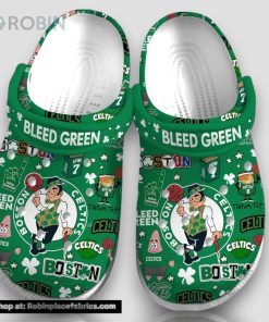 Bleed Green Boston Celtics 3d Printed Classic Crocs Bleed Green Boston Celtics 3d Printed Classic Crocs