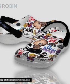 Chris Brown Breezy 3d Printed Classic Crocs Chris Brown Breezy 3d Printed Classic Crocs