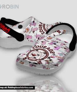 Courage The Cowardly Dog 3d Printed Classic Crocs