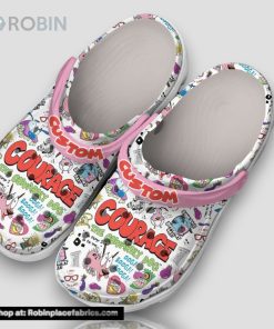 Custom Courage The Cowardly Dog 3d Printed Classic Crocs