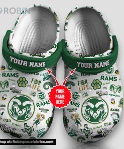 Custom Name Go Rams Colorado State Rams 3d Printed Classic Crocs