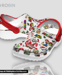 Custom Name Super Maro Merry Christmas 3d Printed Classic Crocs