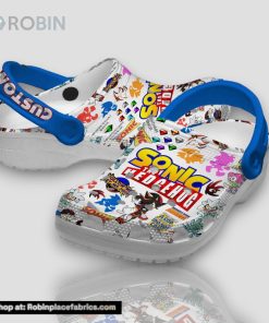 Custom Sonic The Hedgehog Fllow Me Set Me Free 3d Printed Classic Crocs
