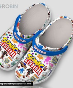 Custom Sonic The Hedgehog Fllow Me Set Me Free 3d Printed Classic Crocs