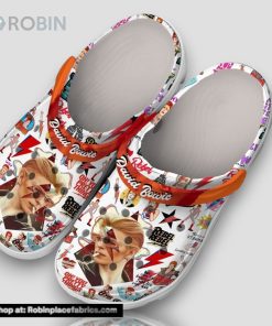 David Bowie 3d Printed Classic Crocs David Bowie 3d Printed Classic Crocs