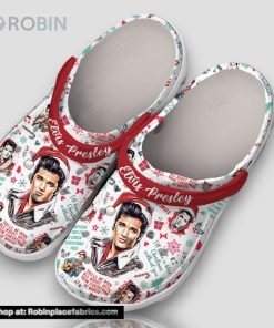 Elvis Presley Blue Christmas 3d Printed Classic Crocs