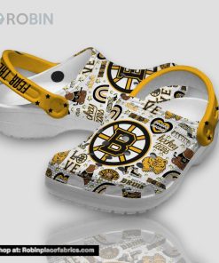 Fear The Bear Lets Go Bruins Boston Hockey Bruins Centennial 1924 2024 3d Printed Classic Crocs