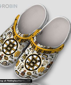 Fear The Bear Lets Go Bruins Boston Hockey Bruins Centennial 1924 2024 3d Printed Classic Crocs