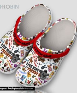 Five Nights At Freddy’s I’m Still Here 3d Printed Classic Crocs, 3d Printed Classic Crocs