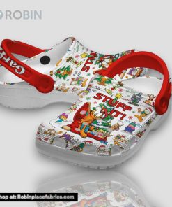 Garfield Stuff It Merry Christmas 3d Printed Classic Crocs
