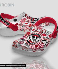 Go Badgers Wisconsin Badgers 3d Printed Classic Crocs Go Badgers Wisconsin Badgers 3d Printed Classic Crocs