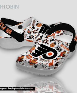Go Flyers Philadelphia Flyers Fan 3d Printed Classic Crocs Go Flyers Philadelphia Flyers Fan 3d Printed Classic Crocs