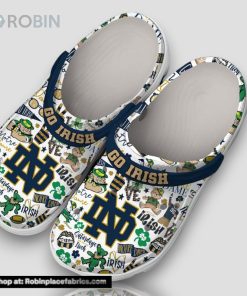 Go Irish Notre Dame 3d Printed Classic Crocs