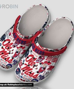 Go Rebs Ole Miss 3d Printed Classic Crocs
