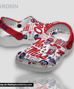 Go Rebs Ole Miss 3d Printed Classic Crocs