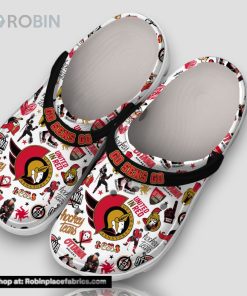 Go Sens Go United In Red Ottawa Senators 3d Printed Classic Crocs