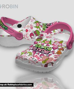 Grinch Be My Valentine 3d Printed Classic Crocs