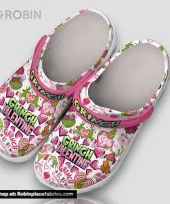 Grinch Be My Valentine 3d Printed Classic Crocs Grinch Be My Valentine 3d Printed Classic Crocs