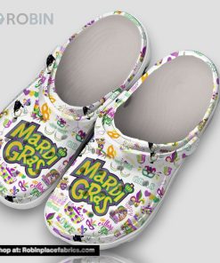 Happy Mardi Gras 3d Printed Classic Crocs