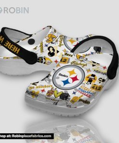 Here We Go Pittsburgh Steelers 3d Printed Classic Crocs