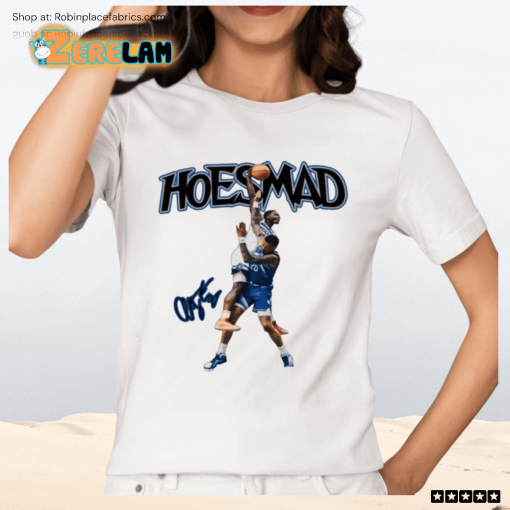 Hoes Mad Anthony Edwards’ Dunk Over John Collins Shirt