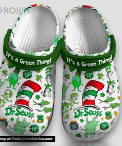It’s A Green Thing Dr.Seuss Lucky Day 3d Printed Classic Crocs