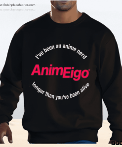 Justin Sevakis I’ve Been An Anime Nerd Animeigo Longer Than You’ve Been Alive Shirt
